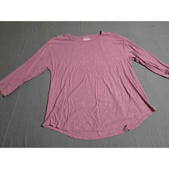 Westbound Tops - 🏷3 For$25 Westbound Womens XL Pink Pullover Tunic Shirt Flare Long Sleeve